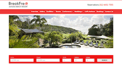 Desktop Screenshot of breakfreeaanukabeachresort.com.au